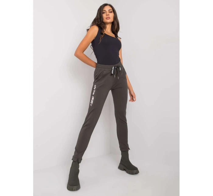 Tepláky RV DR 7071.20 tmavá khaki