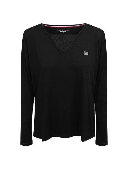 Dámské Tričko s dlouhým rukávem model 20947395 - Tommy Hilfiger Dámské Tričko s dlouhým rukávem model 20947395 - Tommy Hilfiger