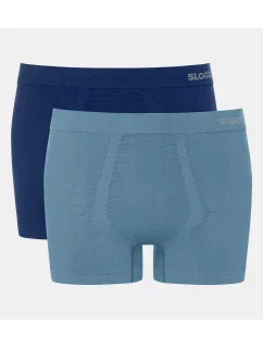 Pánske boxerky GO Smooth Short C2P - UNKNOWN - modré V003 - SLOGGI