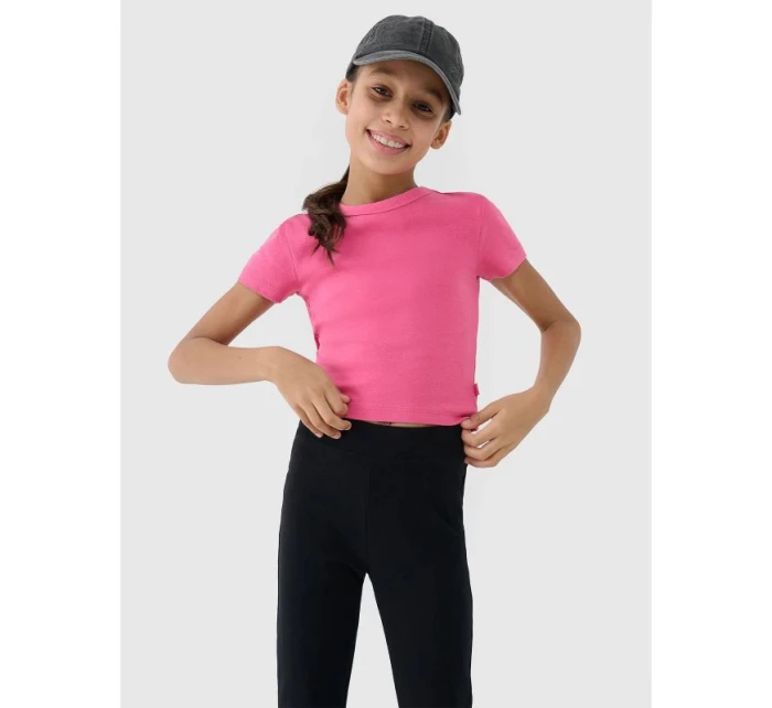 Dievčenské základné tričko 4F 4FJWSS25TTSHF1852-54S