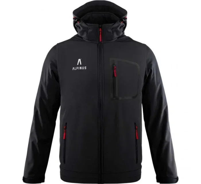 Alpinus Stenshuvud softshellová bunda čierna BR43371 pánske