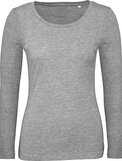 B&C Inspire LSL T /women_° Dámske tričko s dlhým rukávom 01.TW71 športová šedá