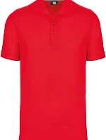 WK WK 274 Pánske pracovné polo z hrubej bavlny 20.W274 červené