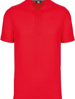 WK WK 274 Pánske pracovné polo z hrubej bavlny 20.W274 červené
