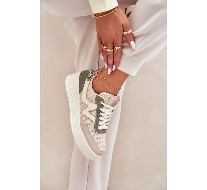 Dámské Sportovní Boty Na Platformě Leopardí Zelené model 21688942 - Boto