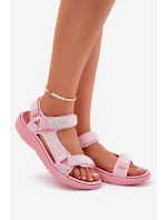 Dámské Sandály Materiálové Na   Růžové model 21693267 - Lee Cooper