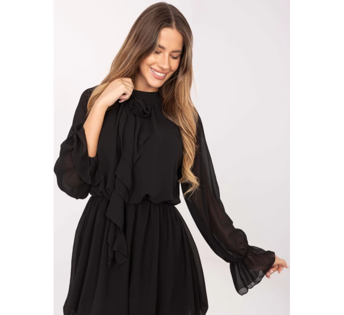 Šaty MI SK A1554.26 čierne Šaty MI SK A1554.26 čierne