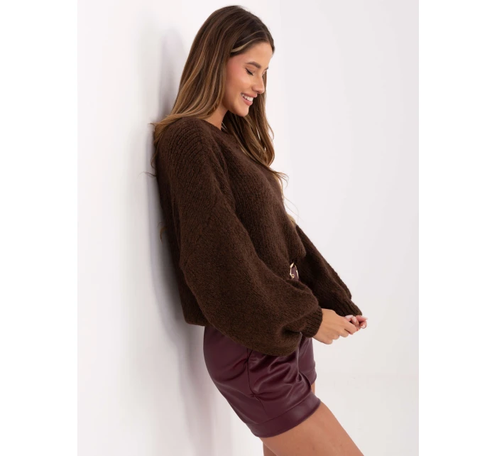 Jumper MI SW 1909.21 tmavohnedý