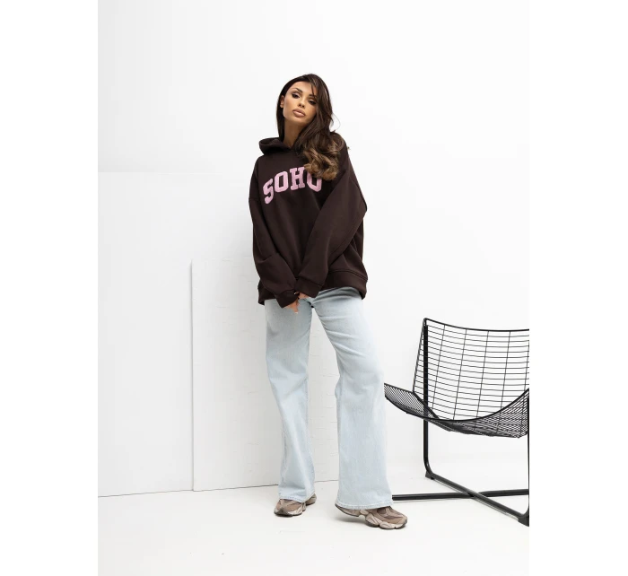 Mikina RV BL A1043.17 tmavohnedá Mikina RV BL A1043.17 tmavohnedá