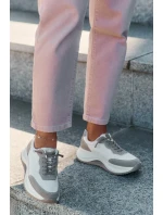 Dámske semišové tenisky na platforme Big Star HI-POLY SYSTEM - béžové Dámske semišové tenisky na platforme Big Star HI-POLY SYSTEM - béžové