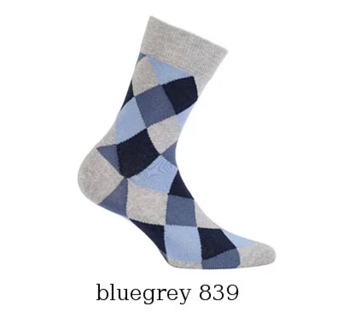 Pánske ponožky Wola Perfect Man vzorované W 94N03 Casual