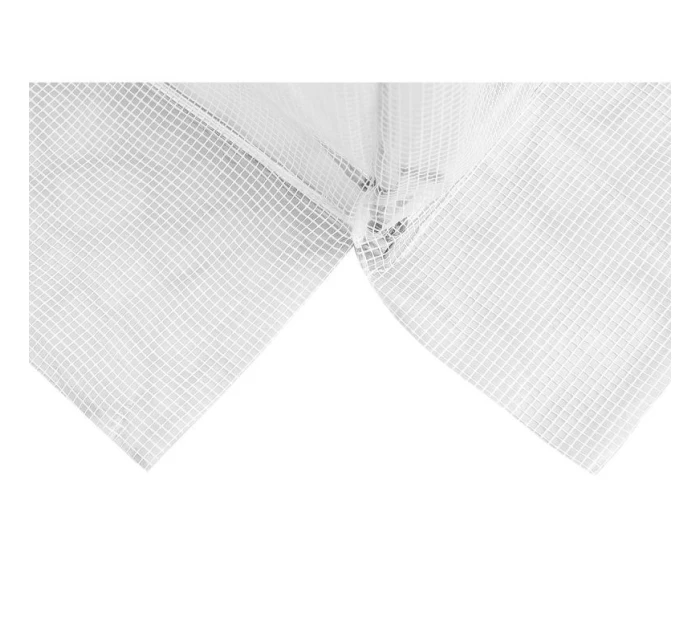 SKLENÍK ZÁHRADNÝ TUNEL 200X300X200CM PE KONŠTRUKCIA BIELA OCEĽ