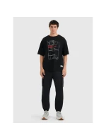 Pánske tričko oversize s potlačou 4F 4FRAW25TTSHM3257-20S Pánske tričko oversize s potlačou 4F 4FRAW25TTSHM3257-20S