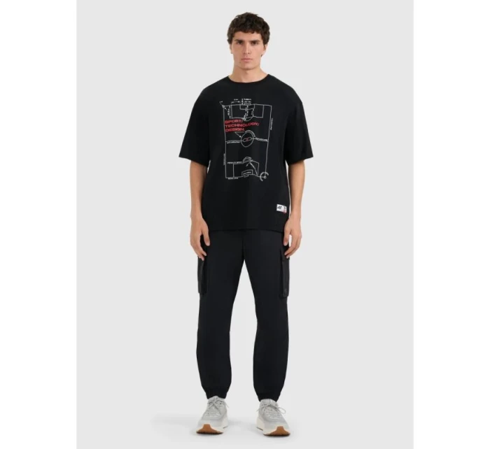 Pánske tričko oversize s potlačou 4F 4FRAW25TTSHM3257-20S Pánske tričko oversize s potlačou 4F 4FRAW25TTSHM3257-20S