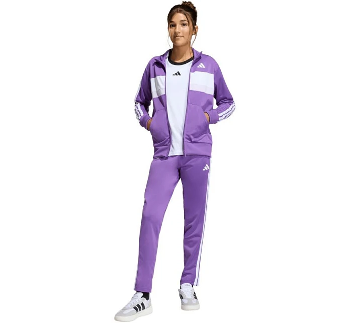 Essentials 3Stripes dětská tepláková souprava fialová model 22057558 - ADIDAS