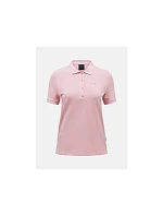 Dámské tričko PEAK PERFORMANCE W Classic Cotton Polo, růžová barva Dámské tričko PEAK PERFORMANCE W Classic Cotton Polo, růžová barva