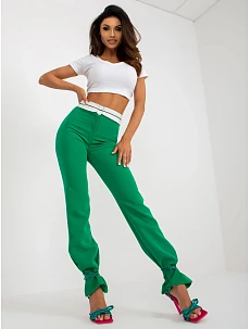 Nohavice DHJ SP 6971.37P zelená