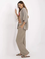 Nohavice MI SP 6560.73P dark lilac