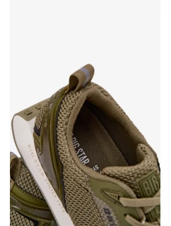 Pánske tenisky na platforme Big Star HI-POLY SYSTEM - khaki
