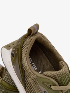 Pánske tenisky na platforme Big Star HI-POLY SYSTEM - khaki