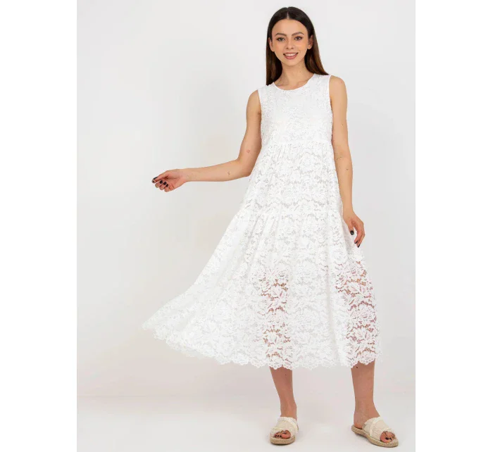 TW SK BI 8246 šaty.37X off white - FPrice