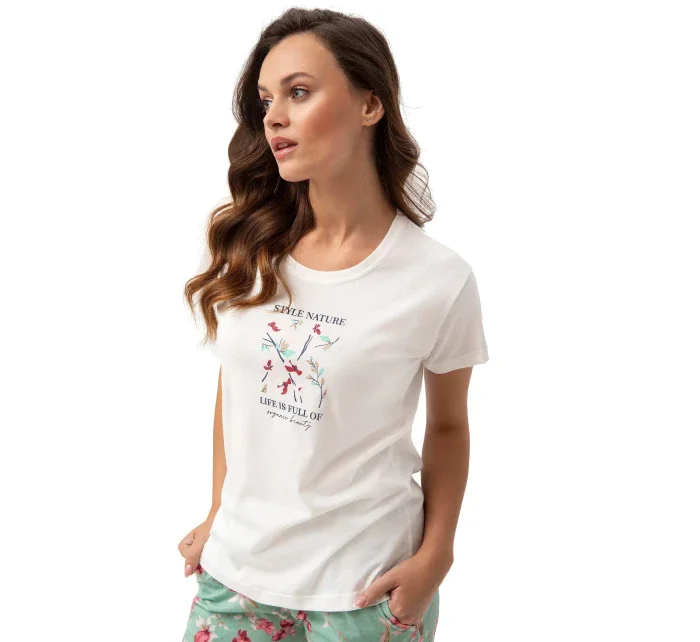 Luna 641 cr/r M-2XL L24 dámske pyžamo