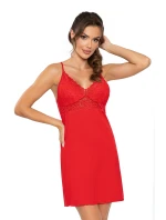 Dámska nočná košeľa Gabi červená - Donna