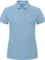 B&C ID.001 /women Dámske piqué polo 01.ID10 svetlo modré
