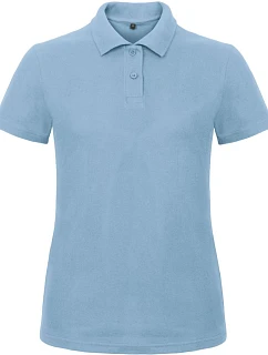 B&C ID.001 /women Dámske piqué polo 01.ID10 svetlo modré