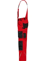 JN (2528) Pracovní kalhoty s laclem Strong red/black model 22533182 - Daiber JN (2528) Pracovní kalhoty s laclem Strong red/black model 22533182 - Daiber