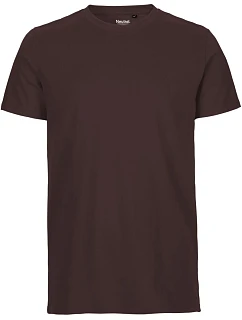 Neutral O 61001 Pánske tričko z bio bavlny 77.6101 hnedé