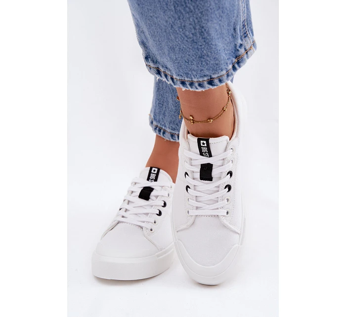 Dámské tenisky Big Star NN274444 Memory Foam systém Bílé Dámské tenisky Big Star NN274444 Memory Foam systém Bílé