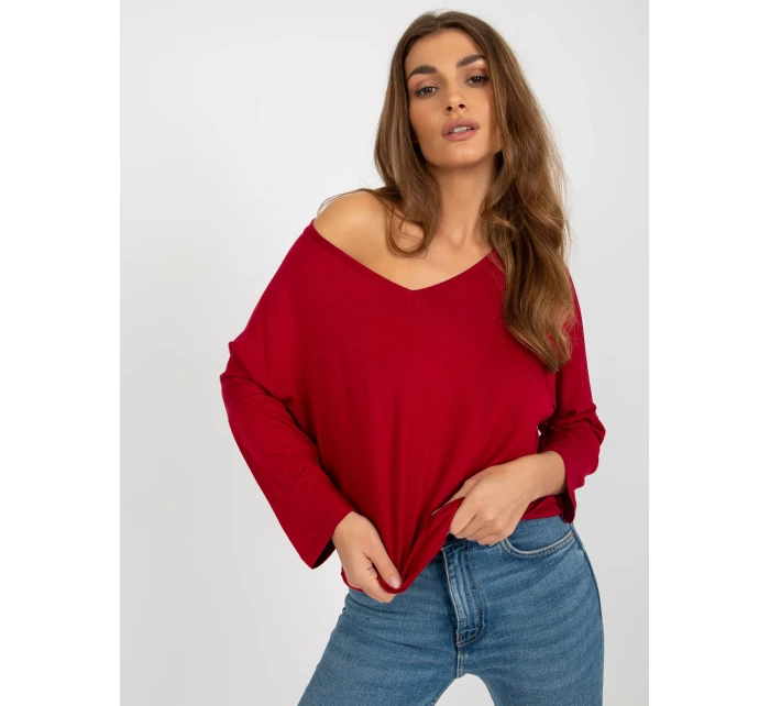 Bluzka RV BZ 7663.05 bordowy Bluzka RV BZ 7663.05 bordowy