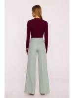 M875 Široké nohavice - mätové