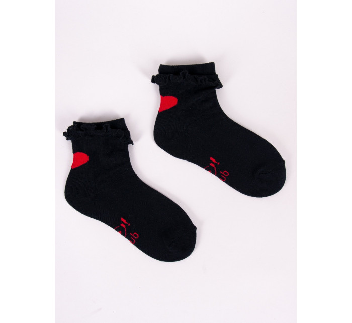 Yoclub 3Pack Ponožky s volánom SKA-0069G-000J-001 Viacfarebné