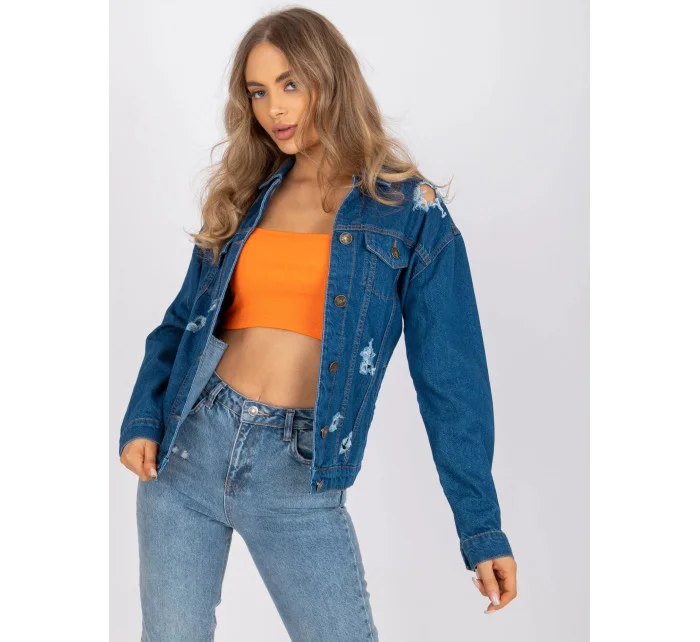 Dámska bunda RO KR CKT 4006 16x modrá - FPrice