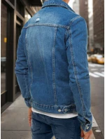 Pánska modrá džínsová bunda FashionStreet TX3633 Pánska modrá džínsová bunda FashionStreet TX3633