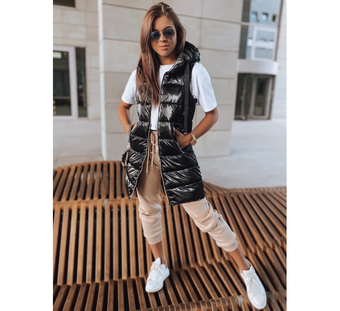 PETRA dámska vesta čierna FashionStreet TY2952