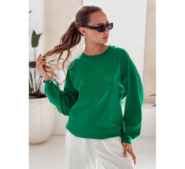 Dámská mikina DREAM zelená Dstreet model 21968544 - FashionStreet