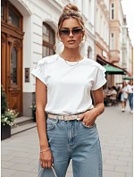 Dámske boho tričko EKOSTIA ecru FashionStreet RY2345