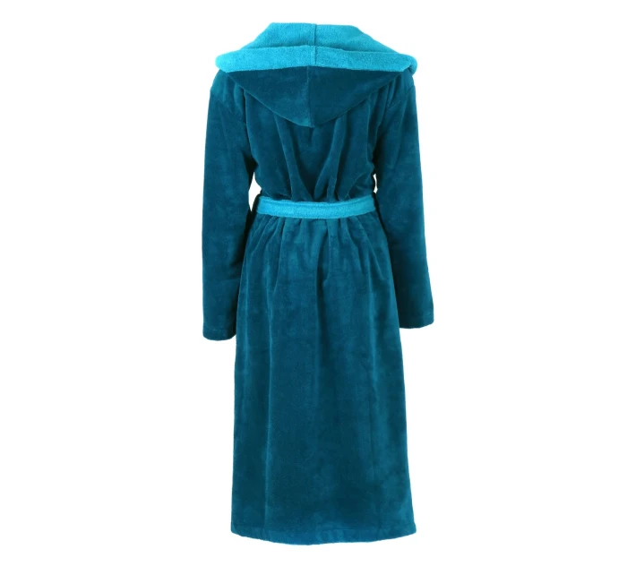 Dámsky župan Tampa duo s kapucňou 3959 petrol - Vestis