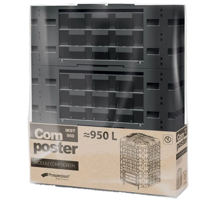 COMPOGREEN VARIO 950L GARDEN COMPOSTER detské