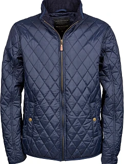 Tee Jays TJ 9660 Pánska prešívaná bunda „Richmond“ 18.9660 tmavomodrá