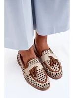 Kožené Ažurové Mokasíny Dámské model 22133515 - Maciejka