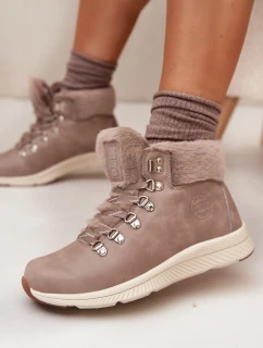 Dámsky trapper s kožušinou Big Star - sivý