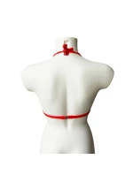 Push-Up vrchný diel plaviek BA122 Červená - Selmark Push-Up vrchný diel plaviek BA122 Červená - Selmark