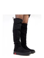 Dámske vysoké čižmy DH240102 Black - YOLERA