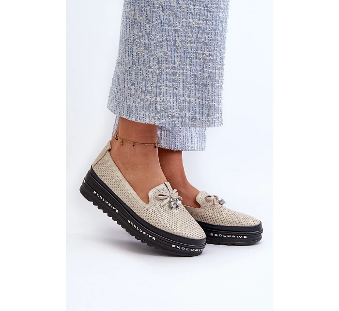 Dámské boty model 22092284 zlaté - S.Barski