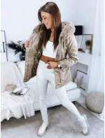 Dámská bunda MEGI beige Dstreet TY3304