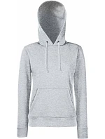 Fruit of the Loom Classic Lady-Fit Hooded Sweat Dámska mikina s kapucňou 16.2038 heather grey Fruit of the Loom Classic Lady-Fit Hooded Sweat Dámska mikina s kapucňou 16.2038 heather grey